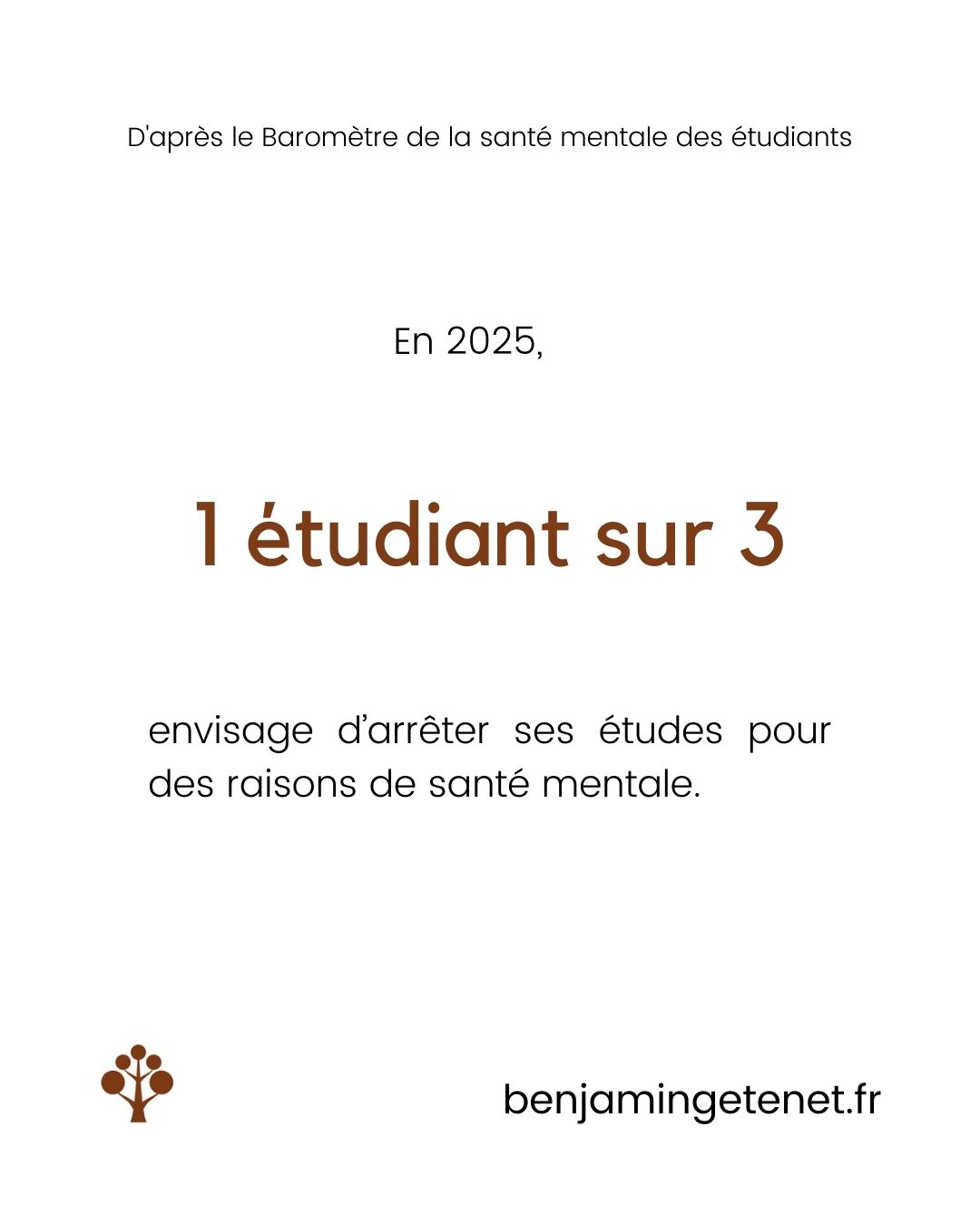 Santé mentale étudiante : des chiffres alarmants issus du baromètre 2025