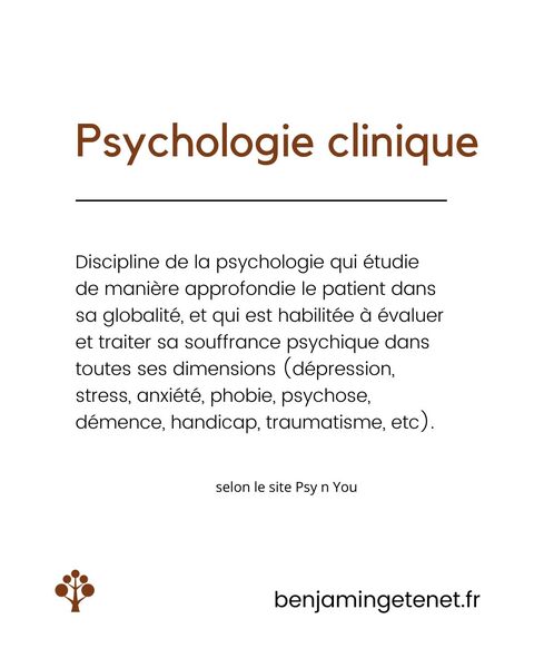 Le mot du mois : la psychologie clinique, s’intéresser à l’individu dans sa globalité