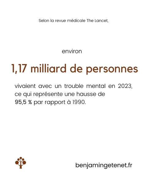 + 95,5 % en trente ans : que révèle vraiment l’explosion mondiale des troubles mentaux ?